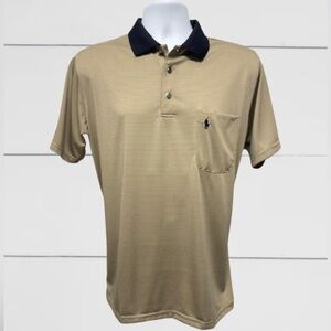 Vintage Y2K Polo Ralph Lauren Short Sleeve Striped Polo Shirt Men’s. Size: Large